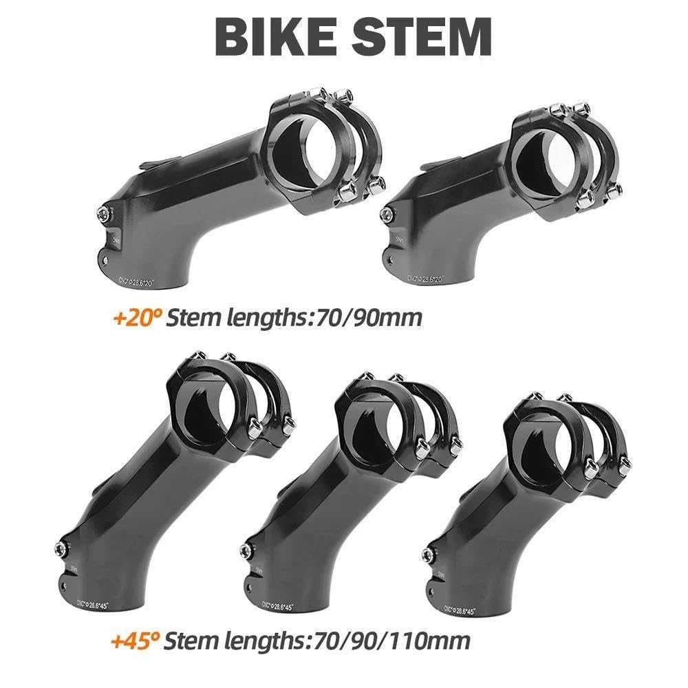 Wspornik kierownicy rowerowej 31,8 mm Rower szosowy 20/45 Stopniowy stół przedłużający kierownicę CNC Mtb Power