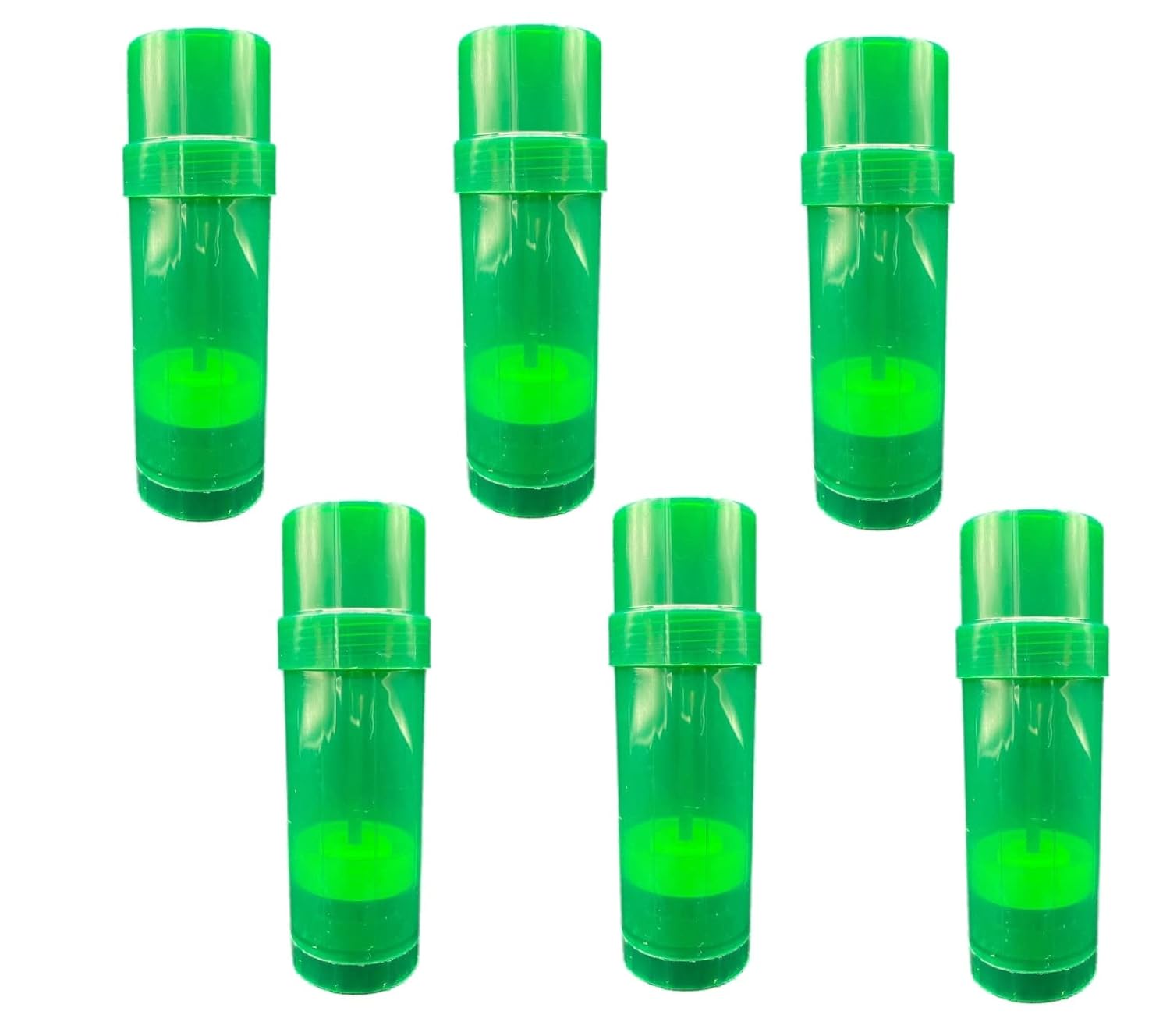 Green Round Deodorant Container Empty 2 Ounce Twist