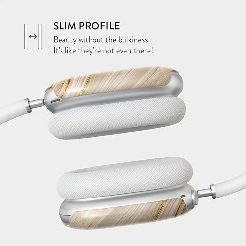 Miniatura 4 de Funda Burga para Airpods MAX, compatible con Apple Airpods MAX, bonita funda protectora de plástico duro, cubiertas para auriculares, elegantes Glam