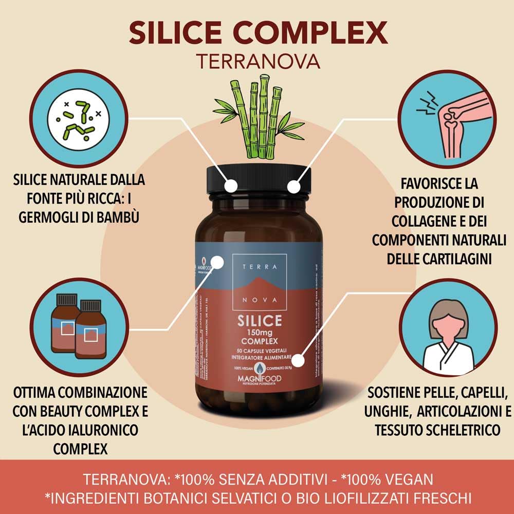 Silice 150 mg Complex 50 CPS 2 PEZZI CONFEZIONE RISPARMIO