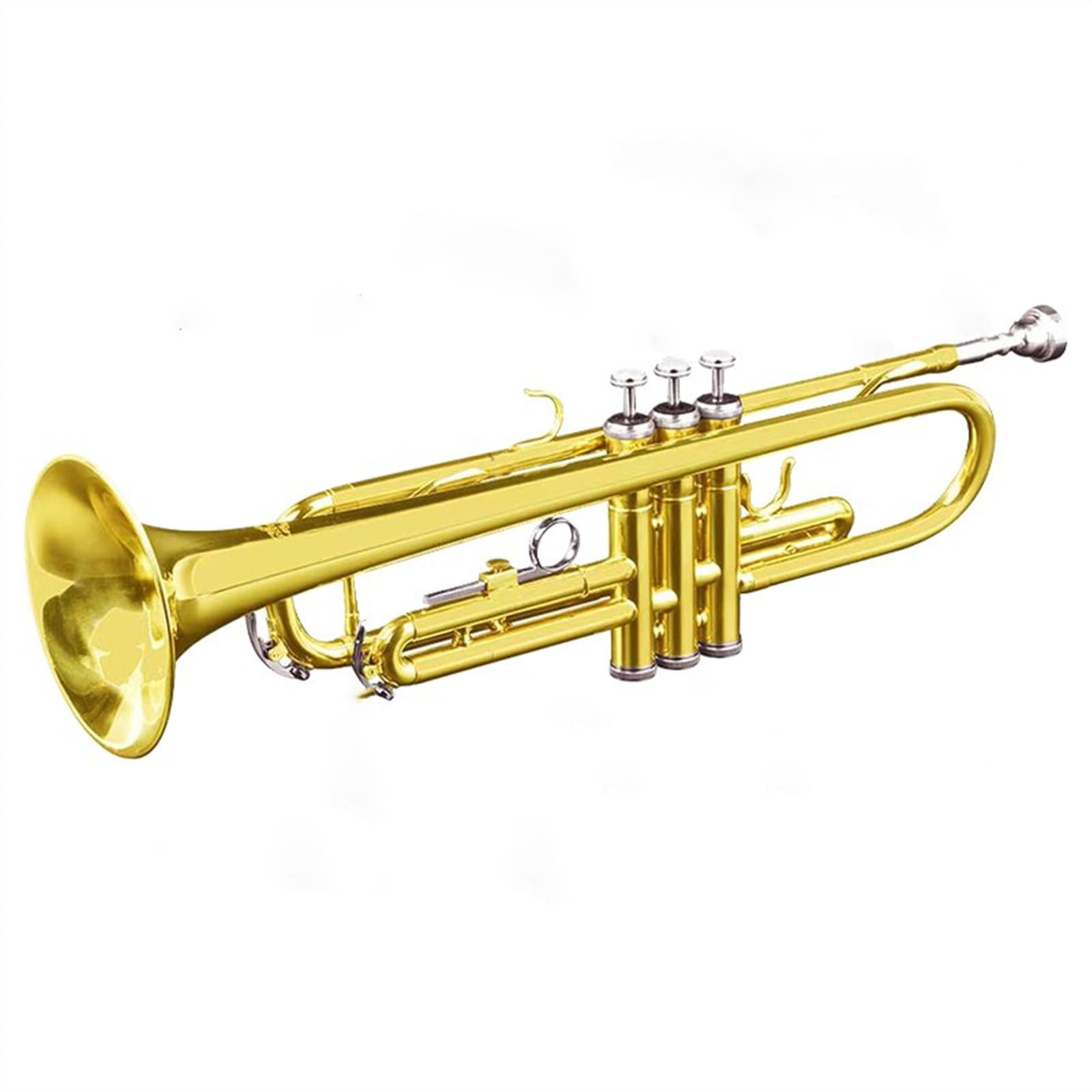 Standard Trompeten Trompeteninstrument B-Trompete Dreiton-Blasinstrument Anfänger Standard Messing Edelstahl