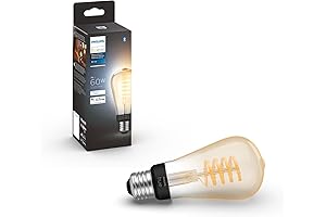 Philips Hue White Ambiance LED Smart Vintage Edison Filament Bulb: Illuminate Your...