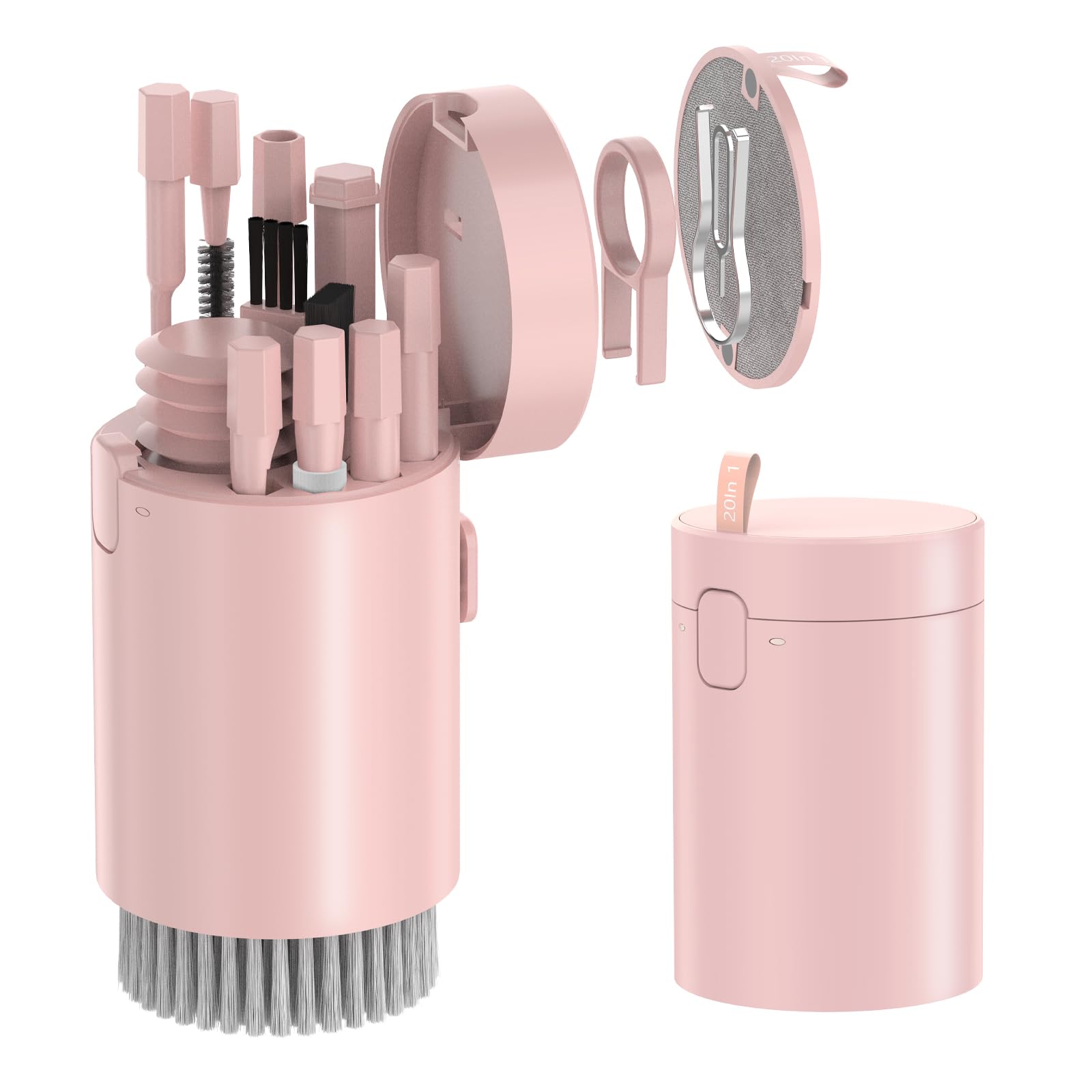 20-in-1 Cleaner Kit for iPhone, Keyboard Cleaner Kit, Laptop Phone Screen Keyboard Cleaning Kit, Electronics Cleaning Tool for MacBook iPad, Brush