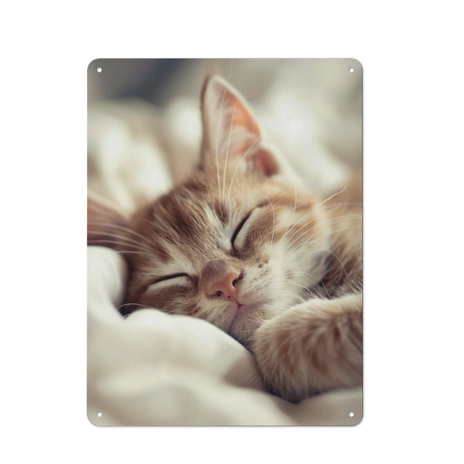 Junmoney Serene Slumber Printed Metal Sign 40X30cm For Kitchen Or Home Bar, Housewarming Present For People Styling Kitchen And Home Bar