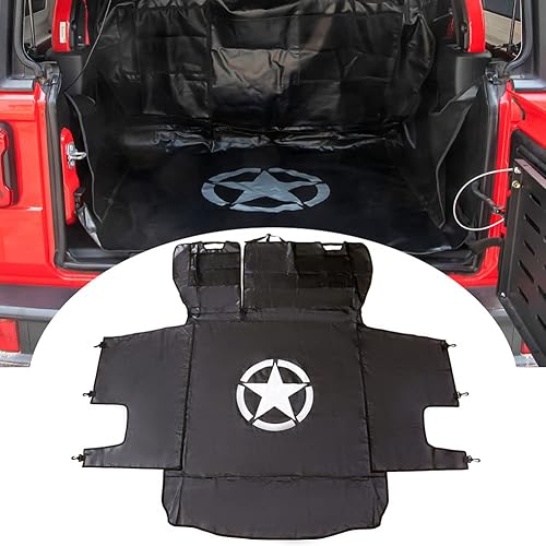 Bestaoo Forro de carga para perro para Jeep impermeable para maletero de perro para Jeep Wrangler JK JL 2007-2021 4 puertas resistente