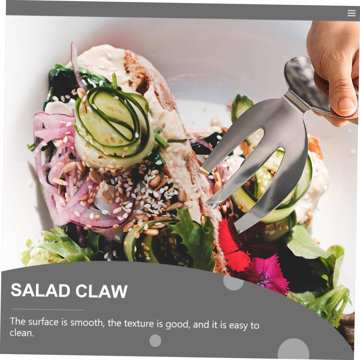 STOBAZA Farmhouse Style Salad Forks Set Handmade Silverware for Home Restaurant