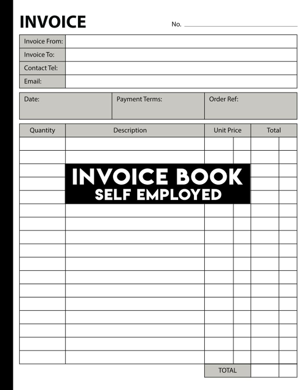 Invoice Book: Duplicate Invoice Book A4 Useful for Self Employed & Small Business.