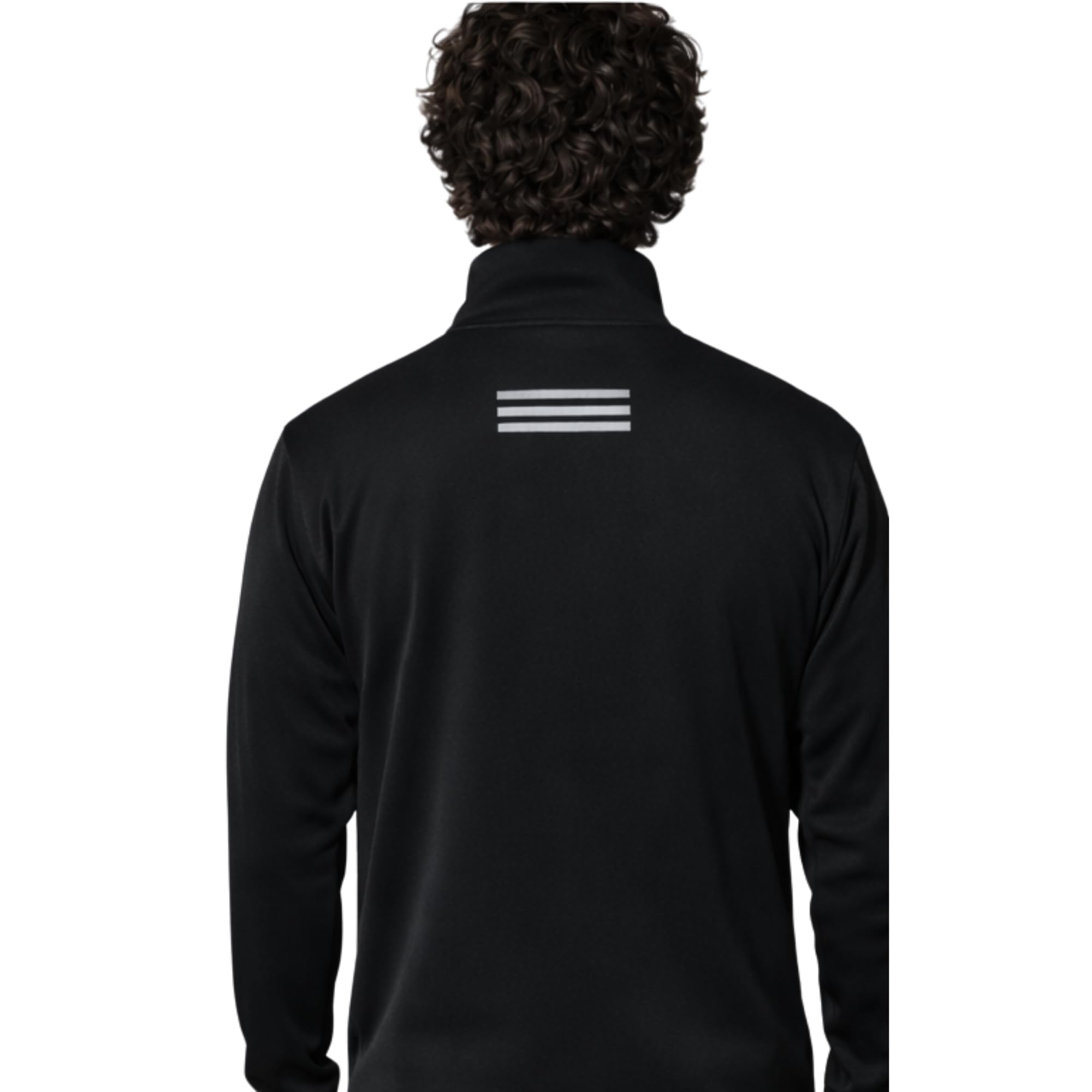 MIA FASHION Men’s UPF 50+ Sunscreen Jacket with UV Protection, Lightweight Full-Zip Sports Running Jacket for Men, Biker Outdoor Wear Black-M 2