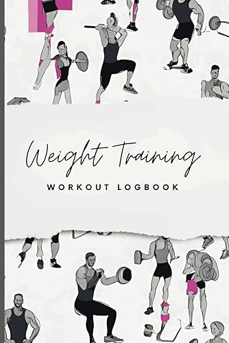 Weight Training Workout Log Book: Workout Journal for Men and Women, Exercise Notebook and Fitness Logbook for Personal Training, Weight Lifting and Cardio Tracker, Gym Planner