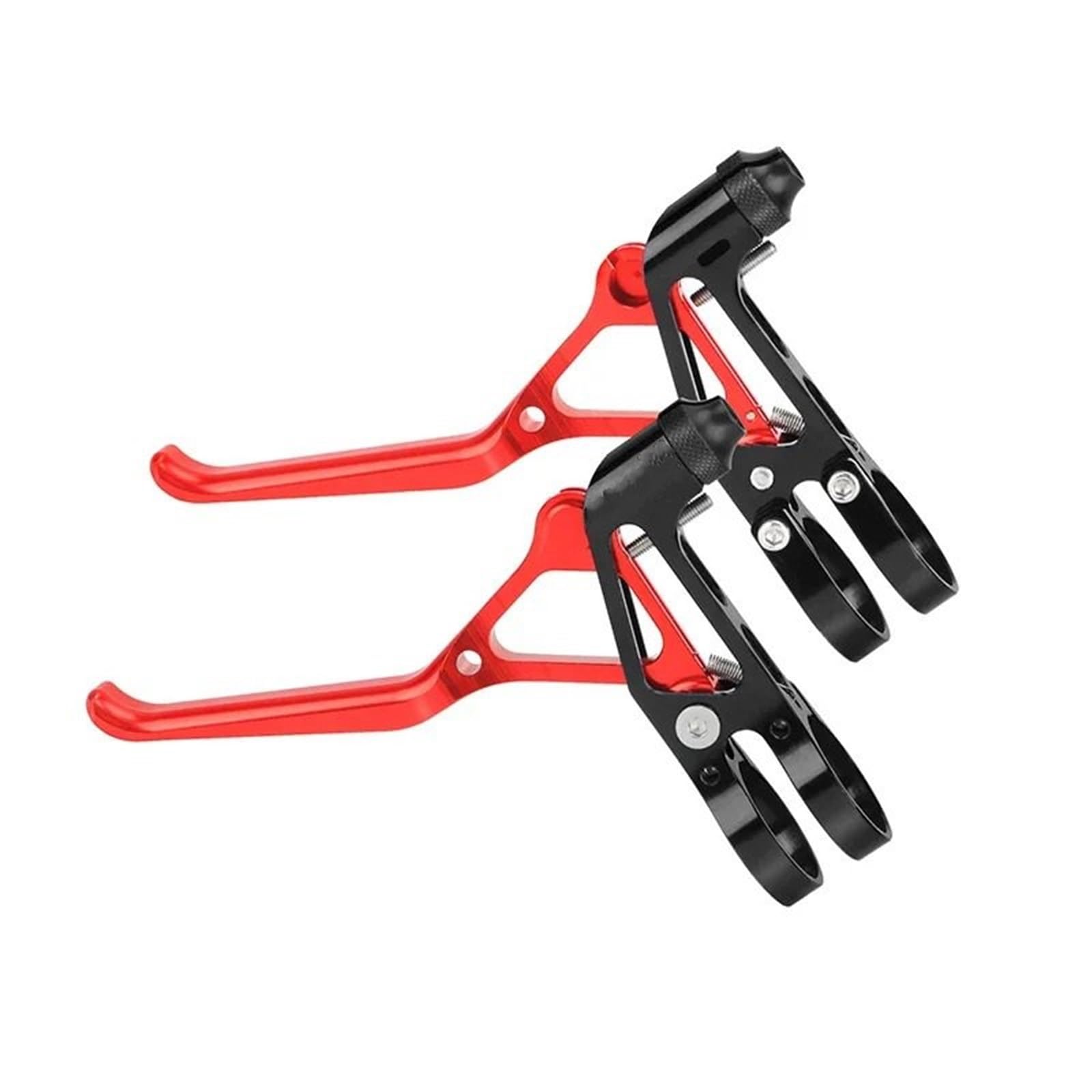 Oapncbvy Red Bicycle V Brake Lever Fit For Brompton Folding Road Bmx Bike Aluminum Ultralight Black Silver Pink Purple Brake Lever Bicycles Rear Brake Drum Bike Rear Brake Drum(Red)