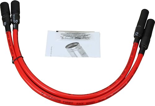 Miniatura 2 de AIP Electronics Dragon Fire Performance Performance - Juego de cables de bujía para modelos Harley Davidson Touring 1999-2008 OEM Fit PWJ238