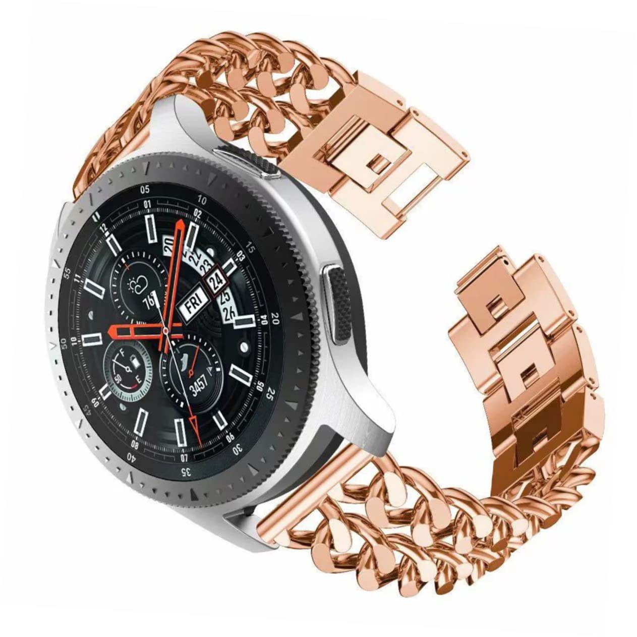 UKCOCO 4Pcs Bracelet 20Mm Quick Release Watch Band Galaxy Watch 4 Classic 42Mm Band Galaxy 4 Bands For Women En Alliage De Zinc Chic Band Parts Délicat Montre Bande
