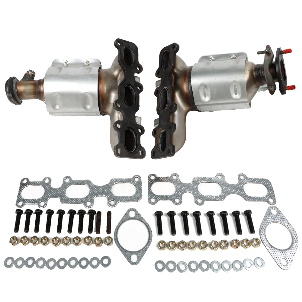 Photo 1 of BOORANIL Catalytic Converter Compatible with 2013-2015 Ford Explorer Front Left and Right (Pack of 2)