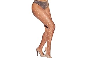 Women's Rhinestone Fishnet Tights: Shimmering Style for Any Occasion