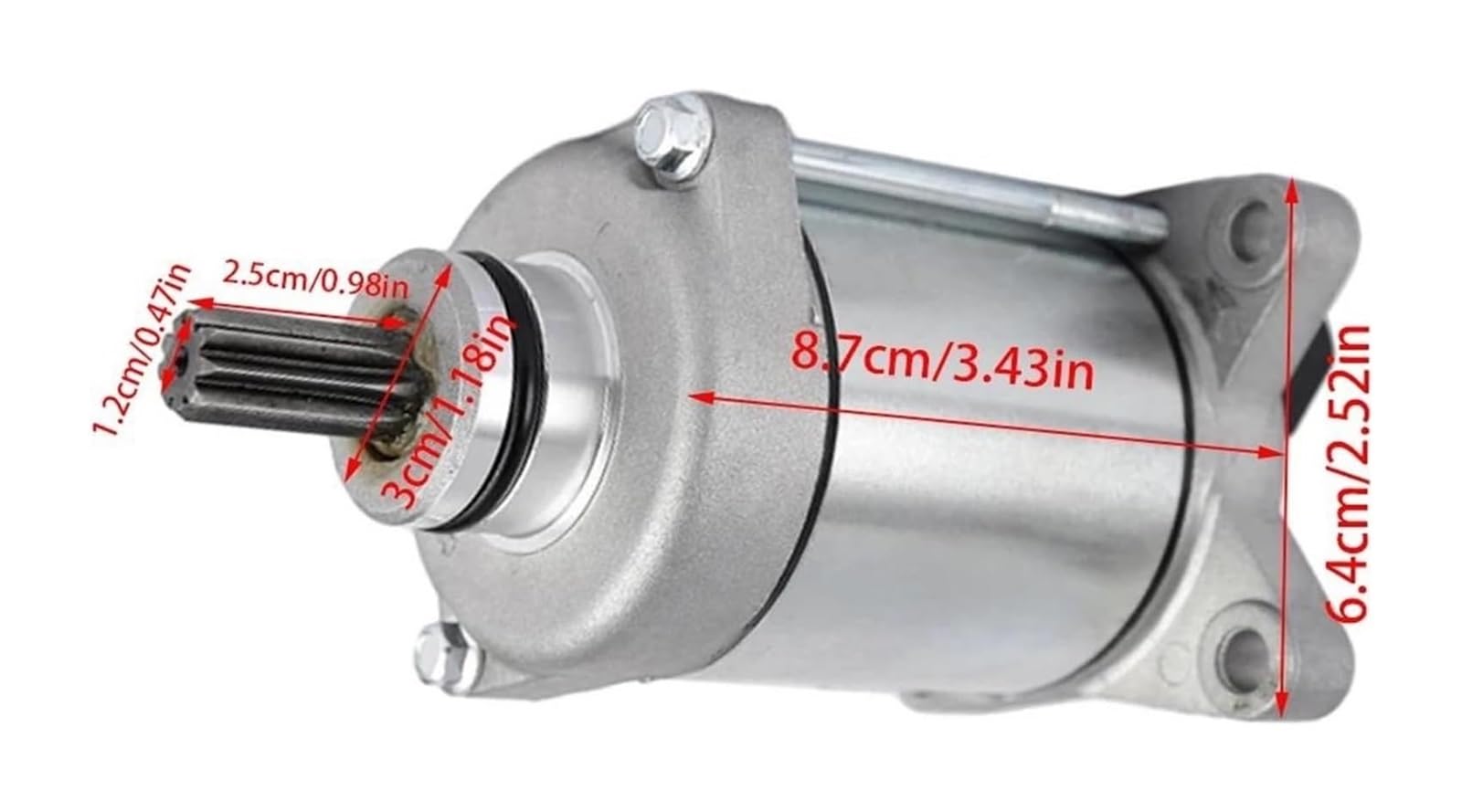 Motor Arranque Motocicleta para TRX250TM TRX250TE FourTrax 250 250 ES Recon 250 250ES 31200HM8-B61 Motor De Arranque Eléctrico