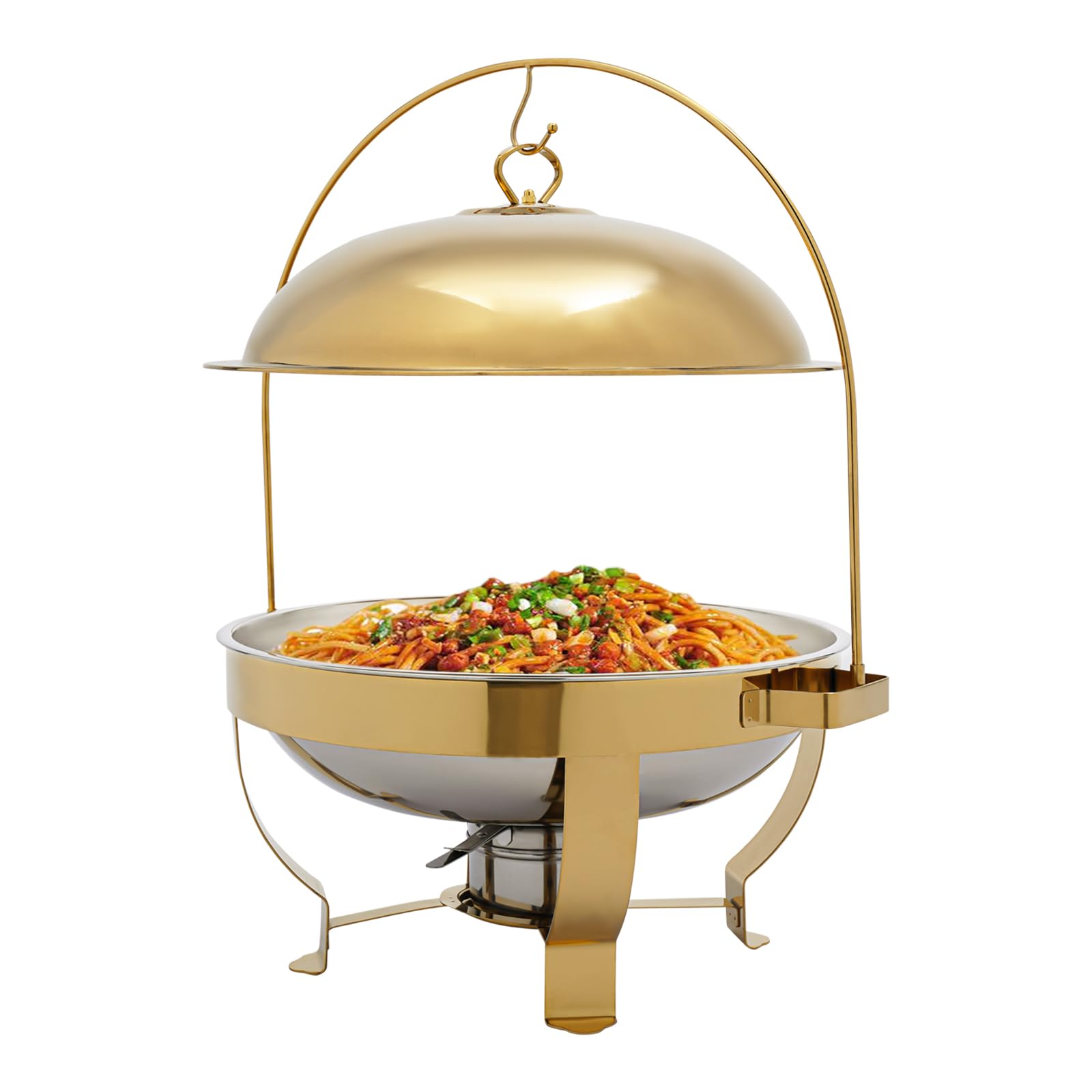 Set di piatti a buffet da 8 l, set da buffet rotondi, server a buffet e scalda chafers in hotel, caffetterie, ristoranti, riunioni di famiglia, banchetti, matrimoni, feste e