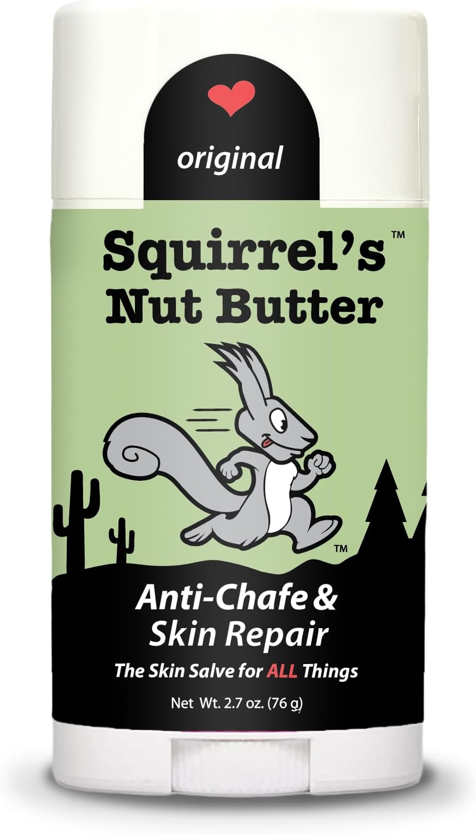 Squirrel's Nut Butter All Natural Anti-Chafe Salve, 80ml