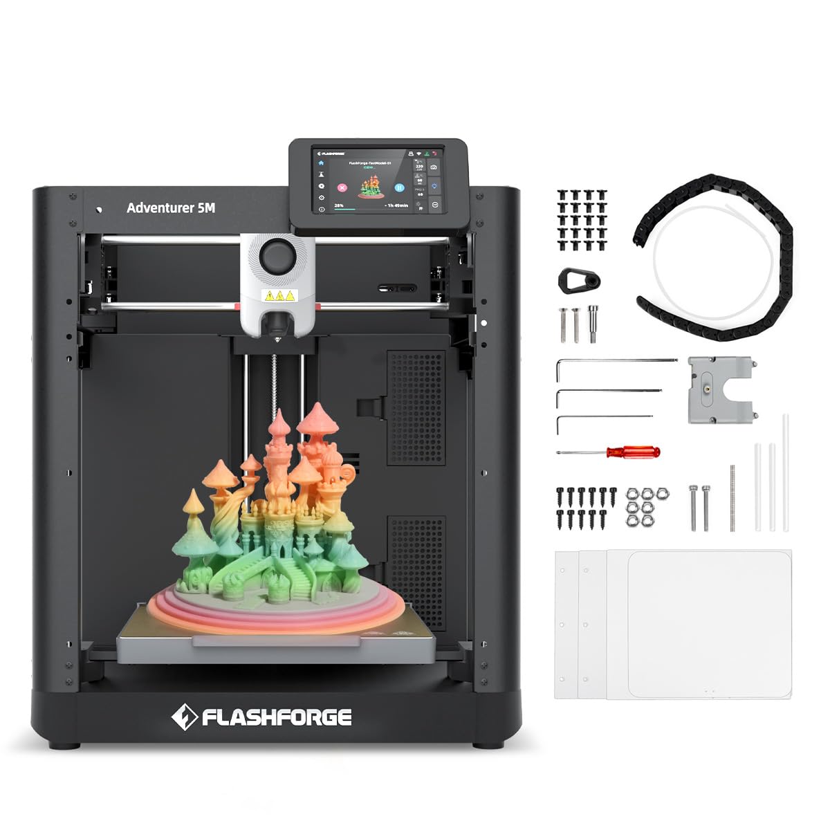 Amazon.com: Flashforge Adventurer 5M 3D Printer with Enclosure