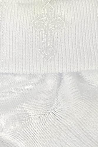 Miniatura 2 de Pink Princess Calcetines Bebé Bautizo Blanco - Niños Bautizo Calcetines y Zapatos y Niñas - Accesorios de Bautizo para Niña