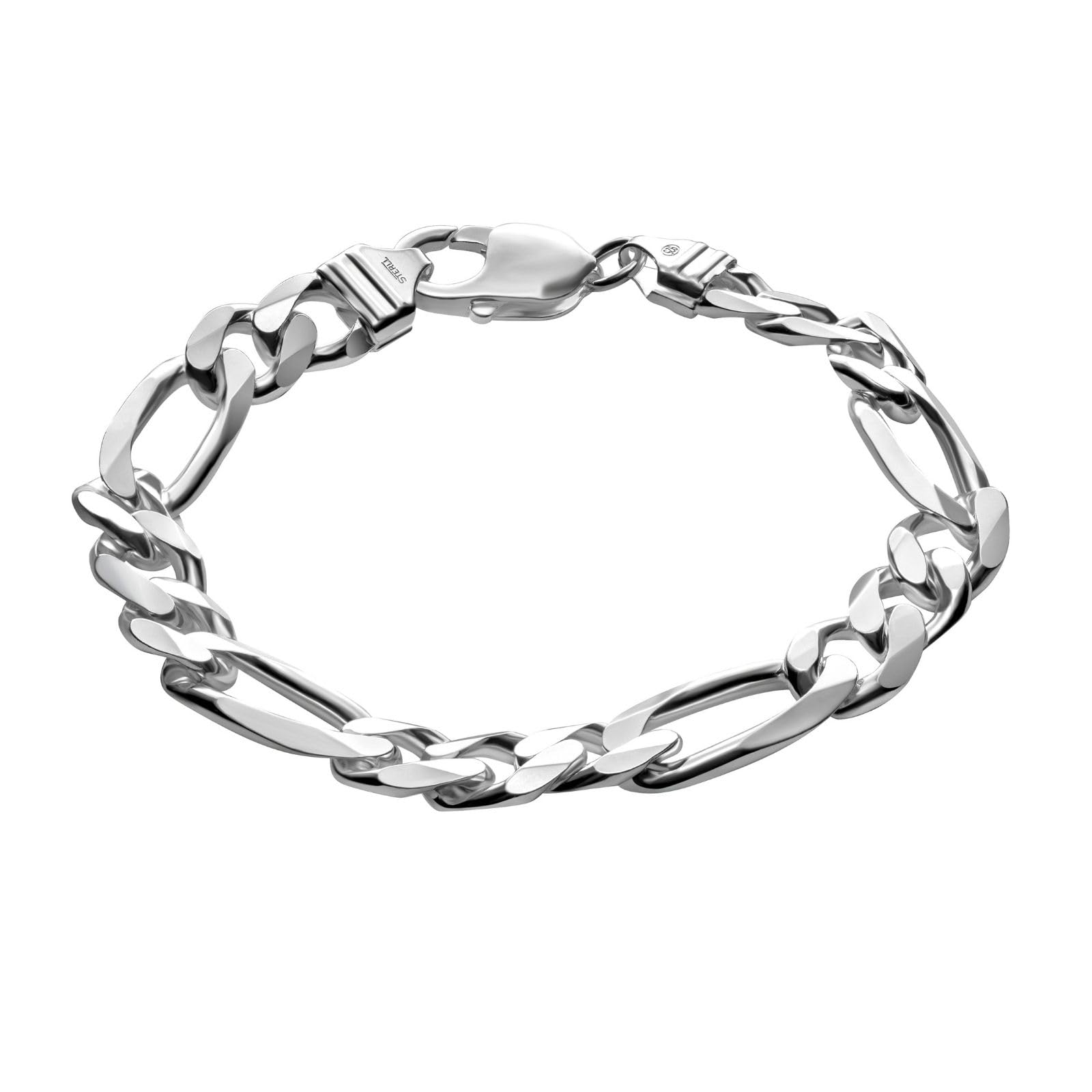 Ein Armband aus massivem 925 Silber, ideal als Geschenk für Mann oder Freund, mit Schmuckbox