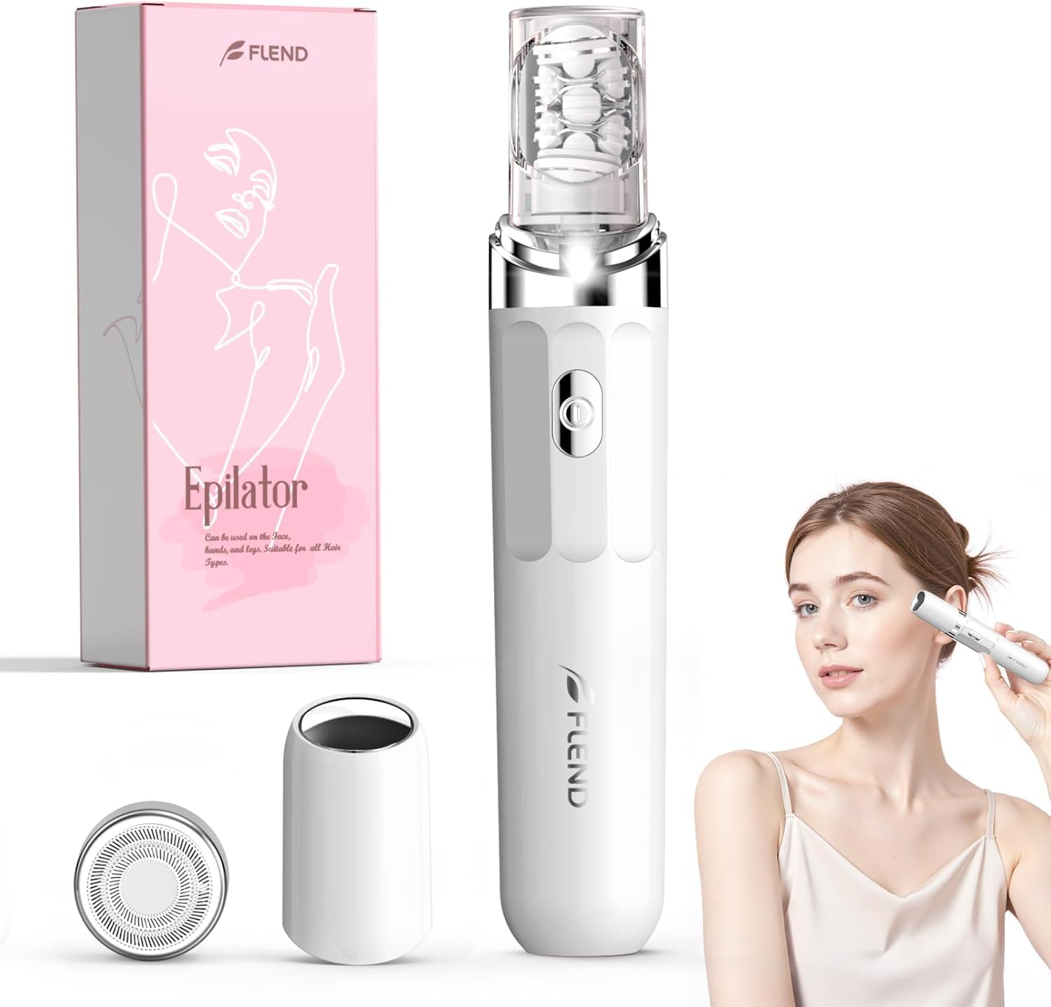 BEAUZMO 2-in-1 Facial Epilator