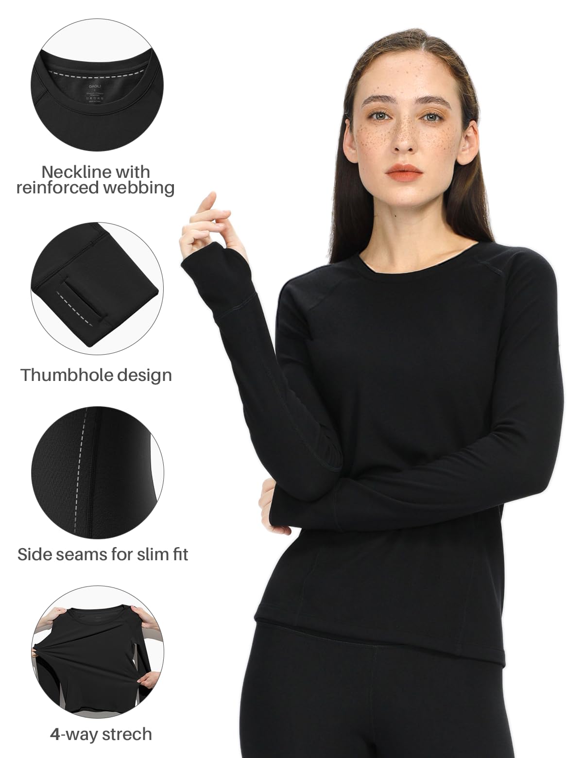 Thermal Underwear Top Camiseta Mujer (Pack de 1)