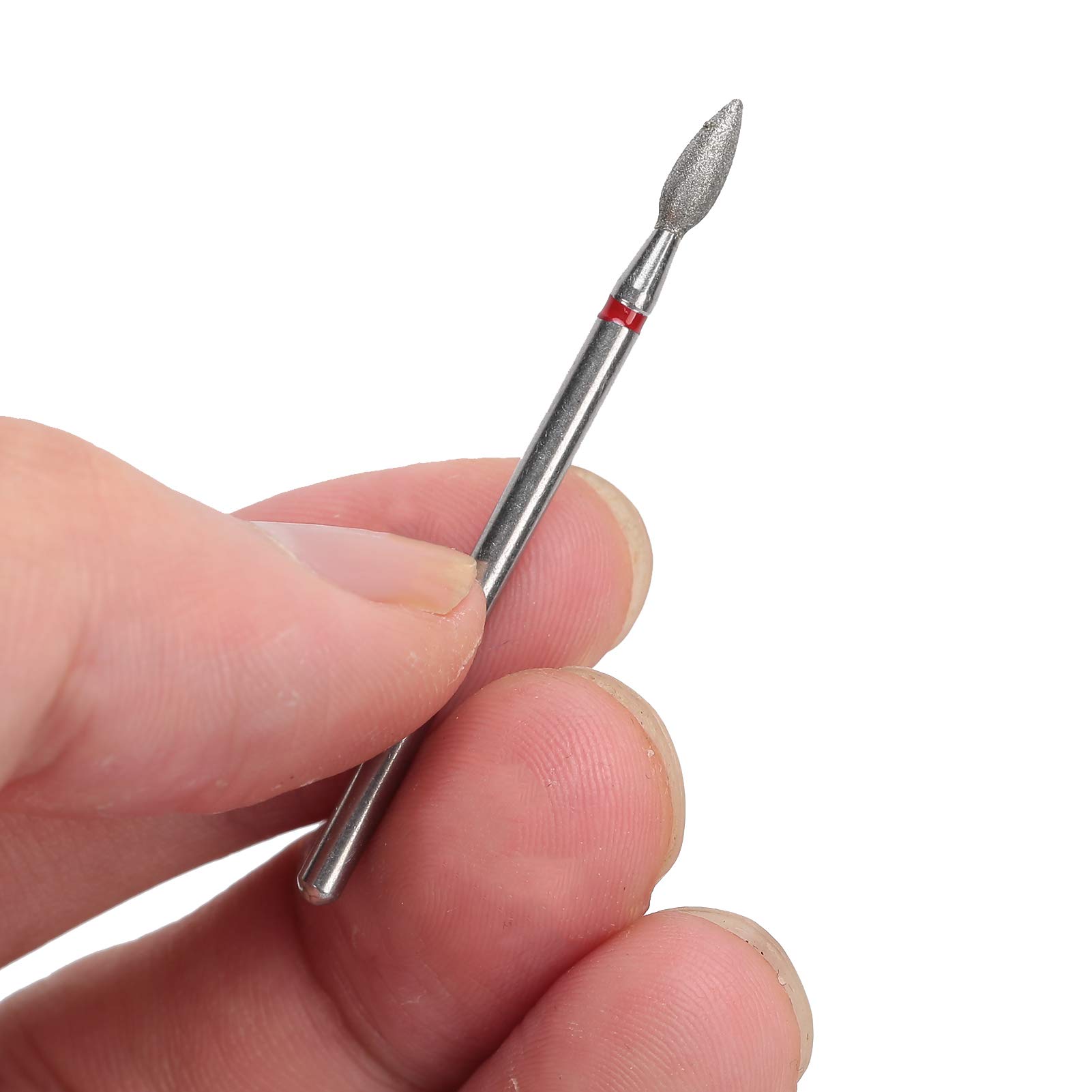 11 sztuk spiczastych wierteł do paznokci, zestaw diamentowych wierteł do manicure, profesjonalne końcówki frezerki do paznokci do manicure, pedicure, salonu domowego