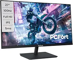 Monitor PCFort Gamer T2710 27" IPS Full HD 100Hz HDMI VGA VESA