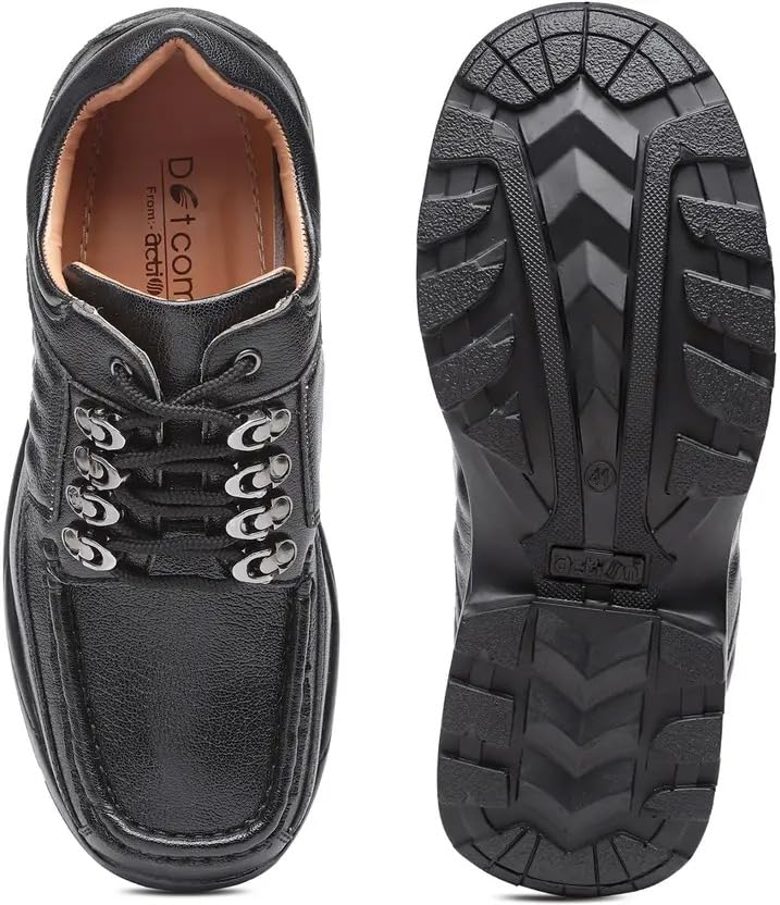 Image of Action | DOTCOM | DCE-122 | Men's | Lace-Up | Boots | Comfortable | Cushioned | Anti-skid | Sturdy | Casual | Shoes