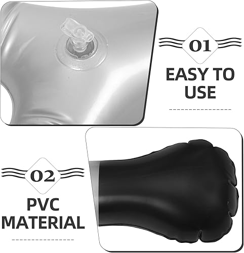 Miniatura 7 de GLEAVI Juguete inflable para fiesta de cumpleaños, 3 piezas, juguete inflable de muleta para caminar, juguete inflable para disfraz de jubilación,