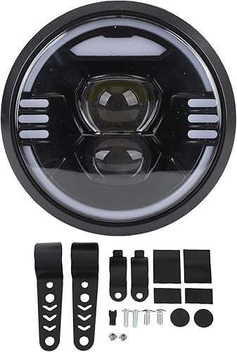 SUNGOOYUE Faro LED para bicicleta eléctrica, luz delantera de alto brillo para montar por la noche con amplio rango de radiación fácil instalación