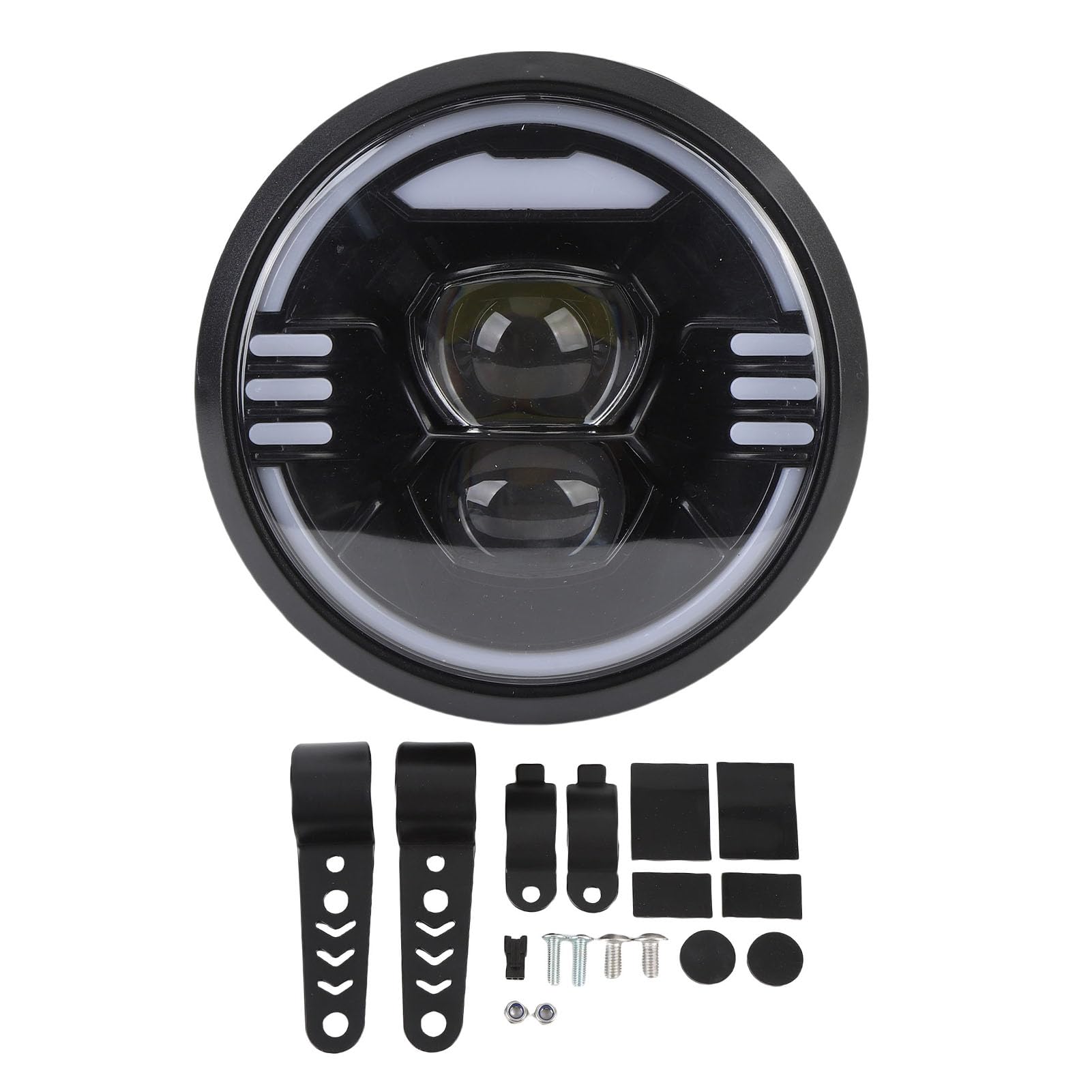 XUMIUZIY Luce della Testa in Bicicletta Elettrica, Semplice Installazione di Fari per Bici Elettrici Uniformi per Gite Notturne