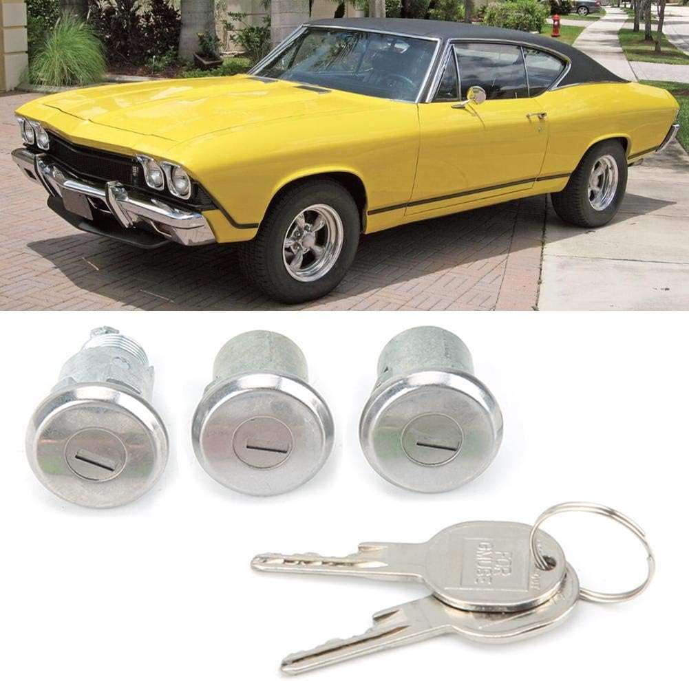 for Truck and Door Locks for a 1967 Camaro Gorgeri Door Lock Cylinder with Key 654394765282 Door Lock Cylinder Set for Camaro