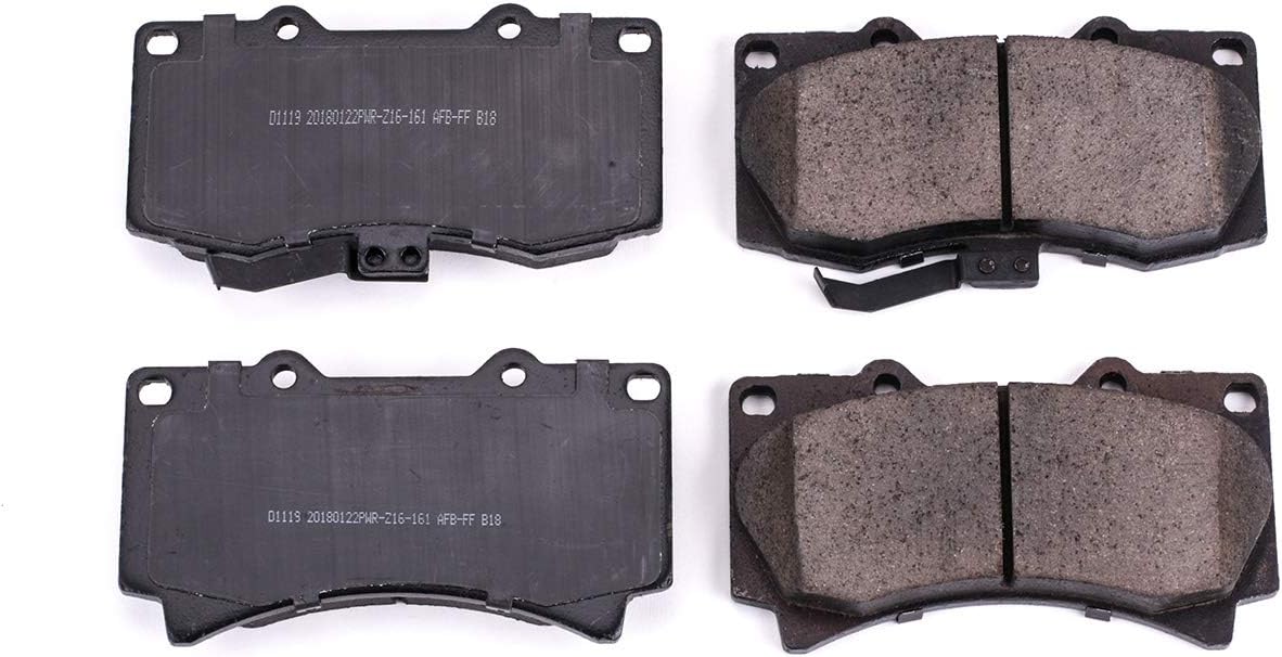Power Stop 16-1119 Z16 Evolution Front Ceramic Brake Pads For Hummer H3 2006-2010, Hummer H3T 2009-2010 [Model Specific]