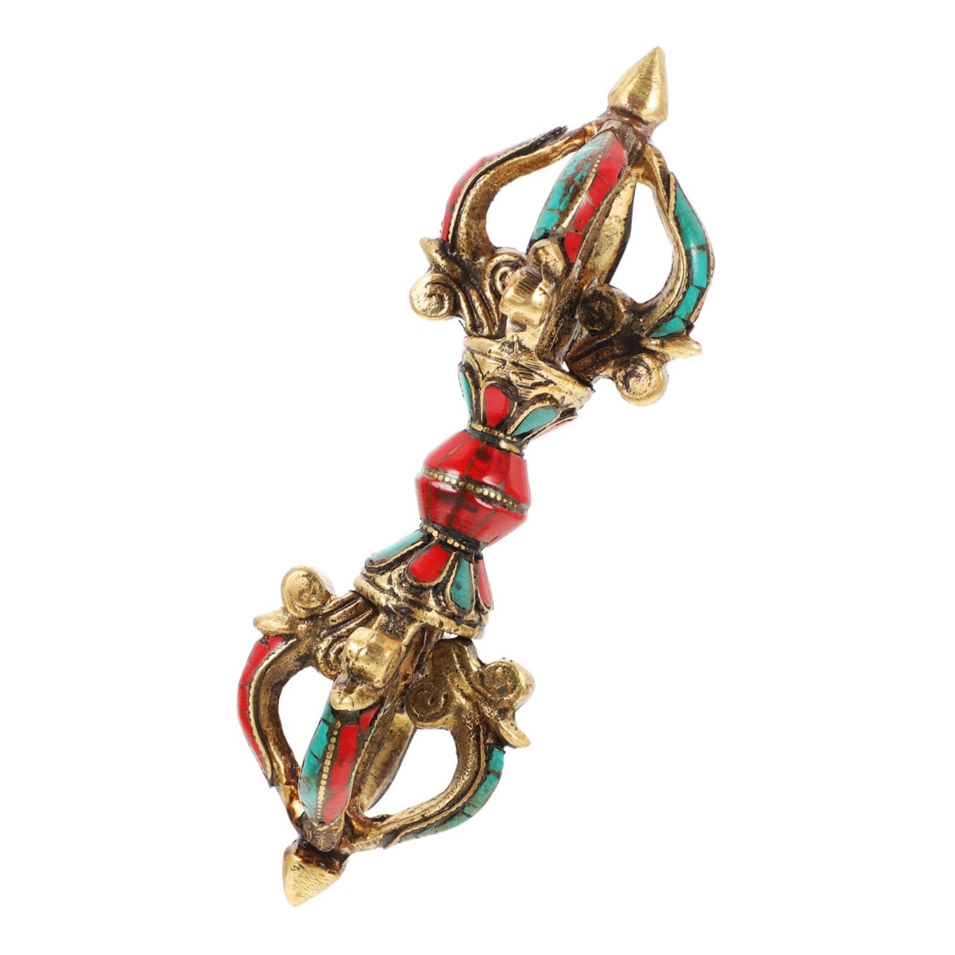 Pestle vajra déco tibétaine rétro pour créer un espace zen et temple de méditation