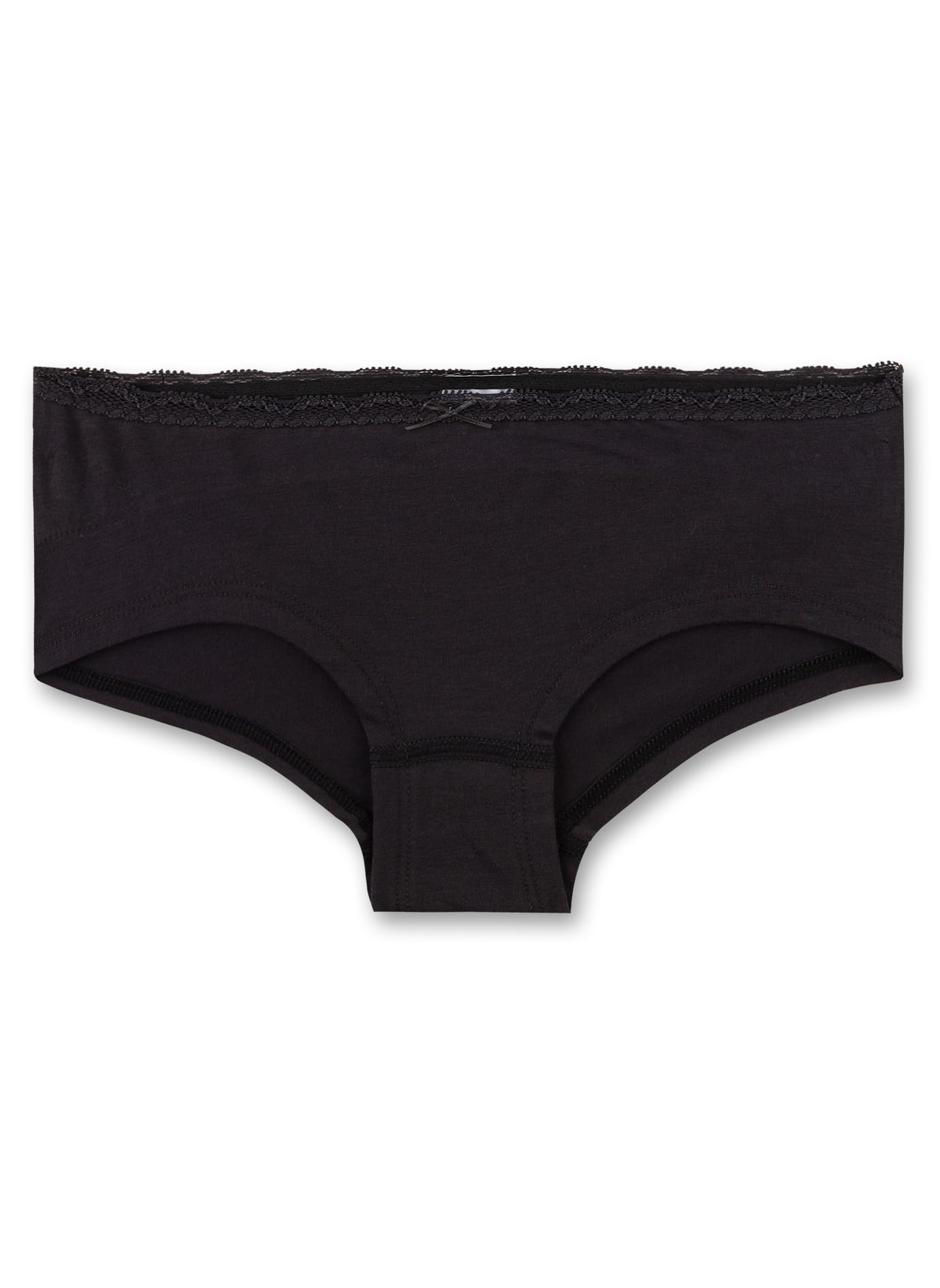 Sanetta Mädchen-Hipster schwarz | Hochwertige und nachhaltige Unterhose für Mädchen aus Baumwoll-Mix. Unterwäsche für Mädchen