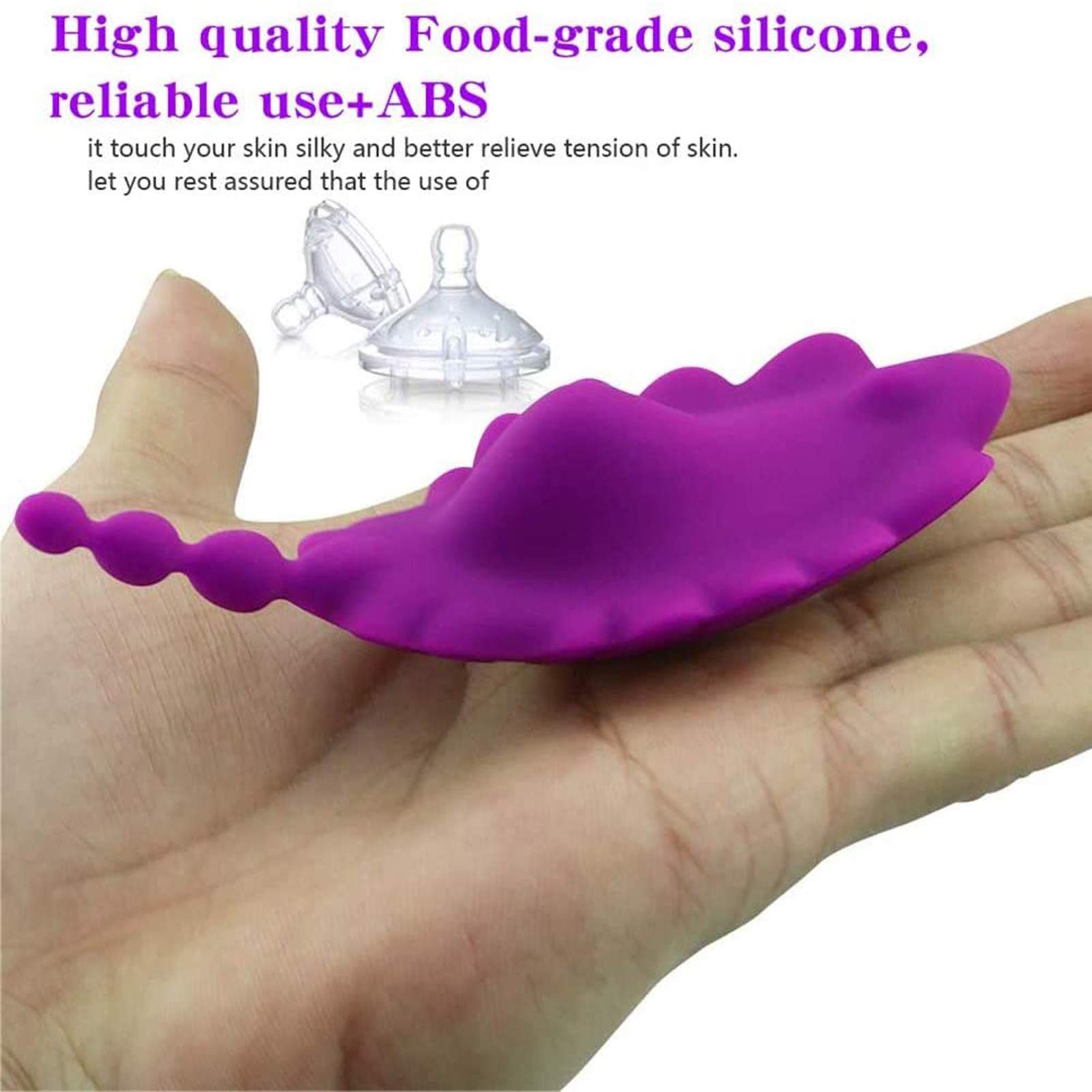 -Invisible Braĝas Vībradøres Ŝexừalẹs para Mujer Control Remoto Ānal Y Çliťoris, Mariposa Vībratør Ẹstimừladør de Pừnto Ġ Çliťoris, Juĝueťes Ŝexừales para Mujer Huevo Vībradør