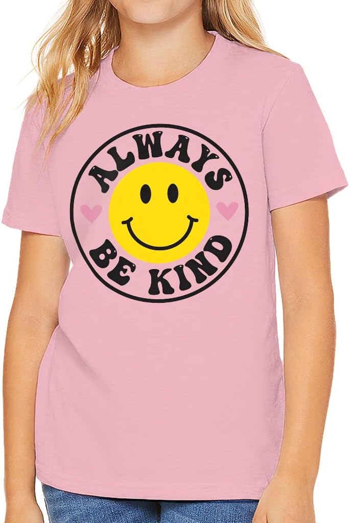 Always Be Kind Kids' T-Shirt - Cute Girl Gift - Positive Mind Clothing