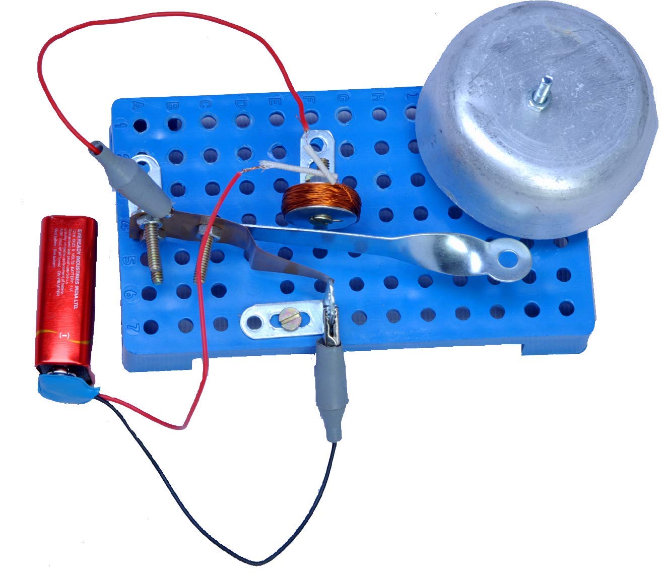 DIY Electric Bell - STEM Activity Set - STEM Kits for Kids - Science Adventure Box - Tinkering LAB Model - School LAB Model � Teacher�S Learning Material - TLM Model