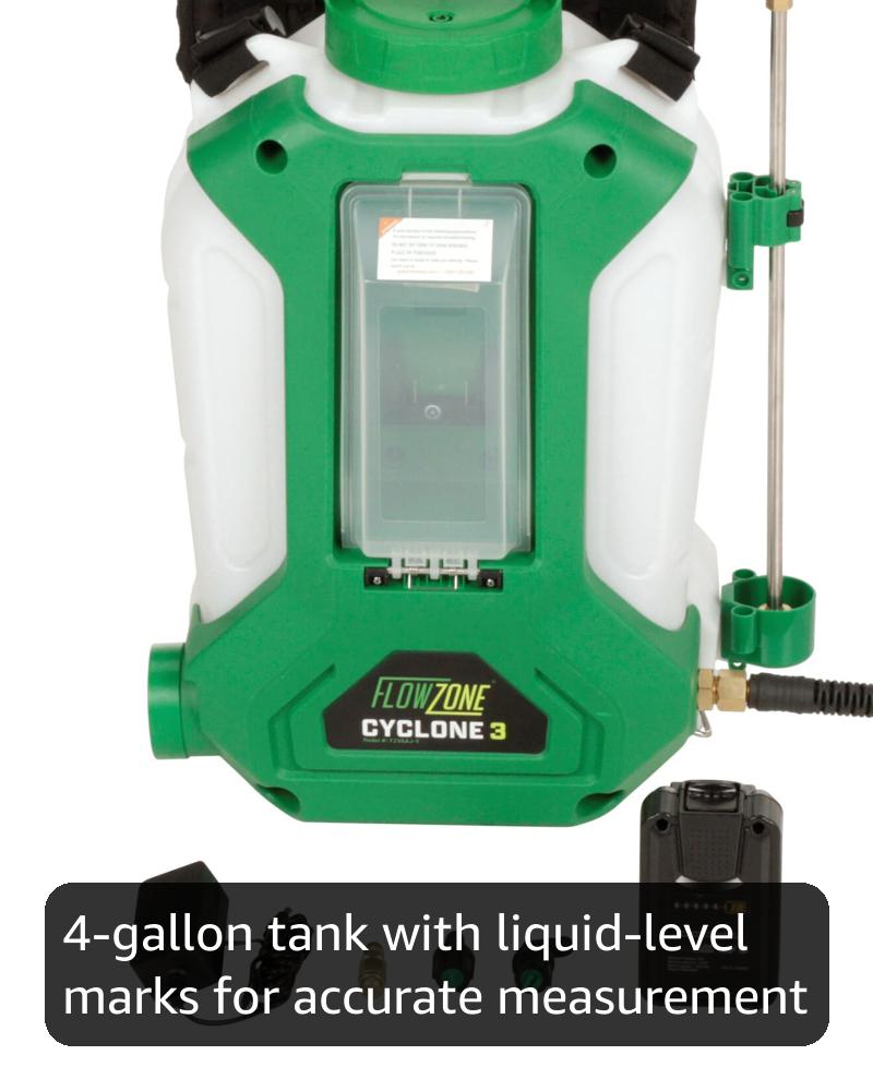 Amazon.com : FlowZone Cyclone 3 Battery Powered Backpack Sprayer