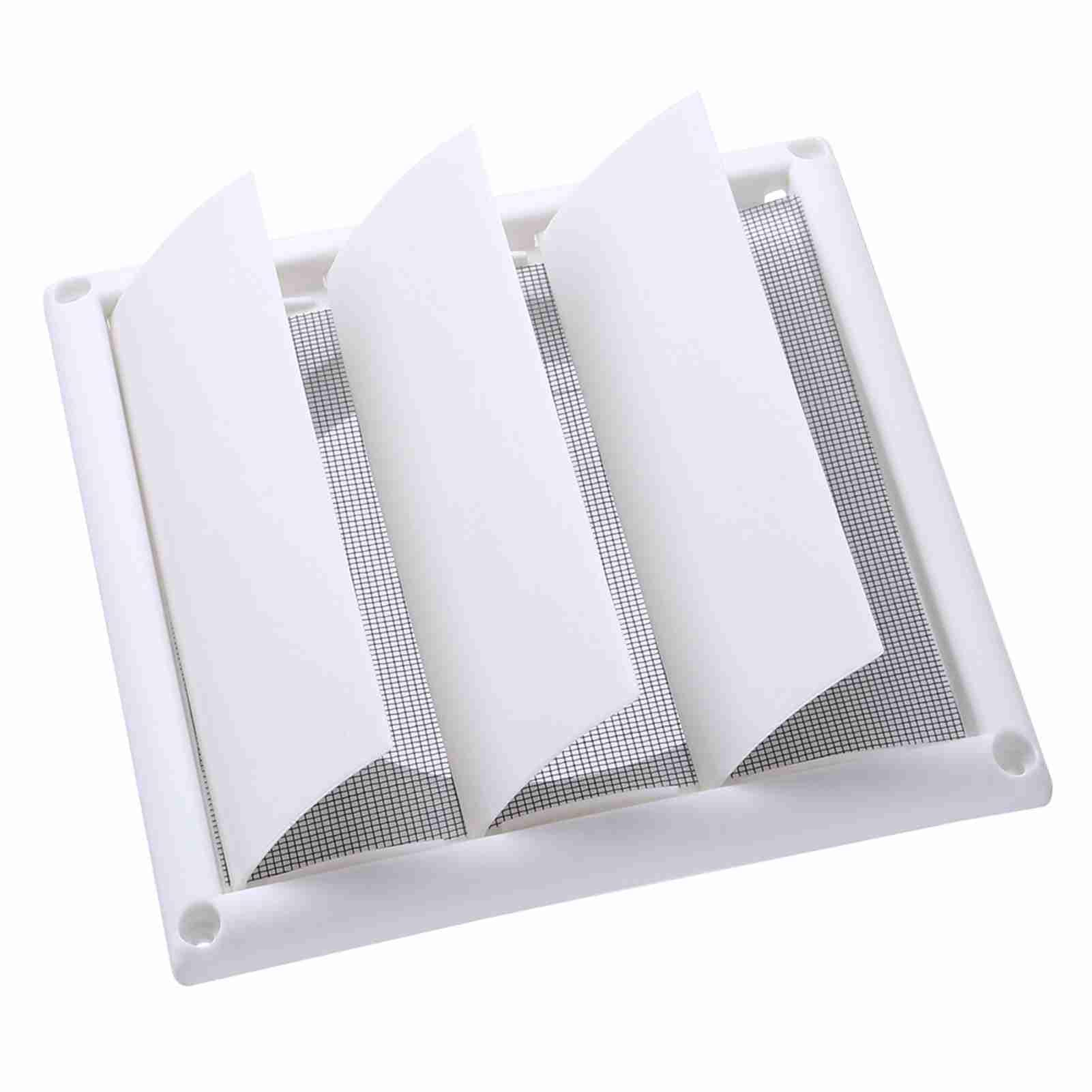 Milltrip Gravity Wall Grille, Plastic Air Vent Grille Cover with Non-Return Shutter and 15cm Round Spigot - Image 3