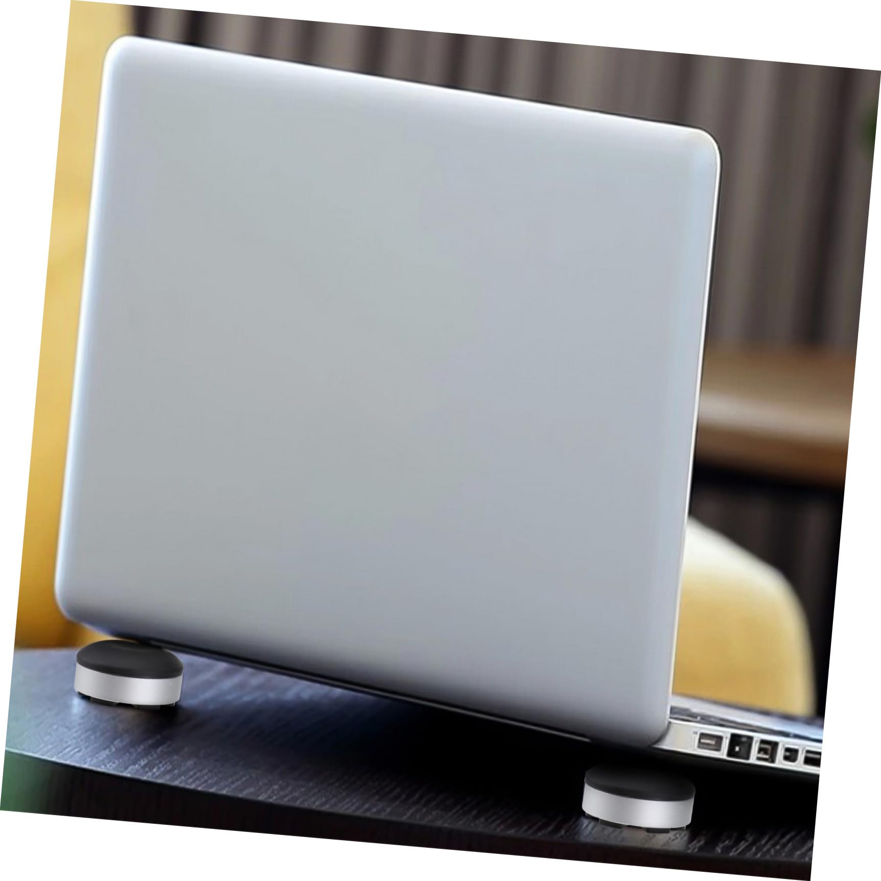 NUOBESTY 3juegos Soporte para Portátil Base De Refrigeración Ergonómica Almohadilla Elevadora y Antideslizante para Oficina y Hogar Negro
