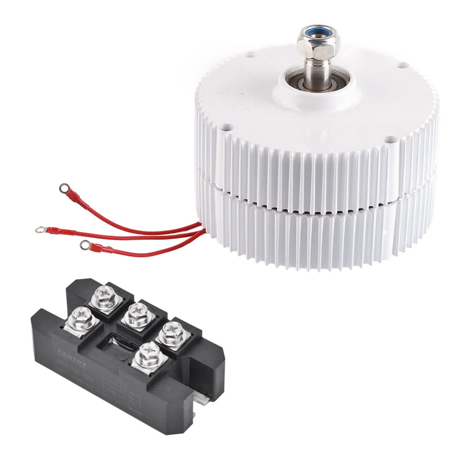Garosa Generador de Turbina Eólica de 24V 400W, Síncrono Trifásico (Motor