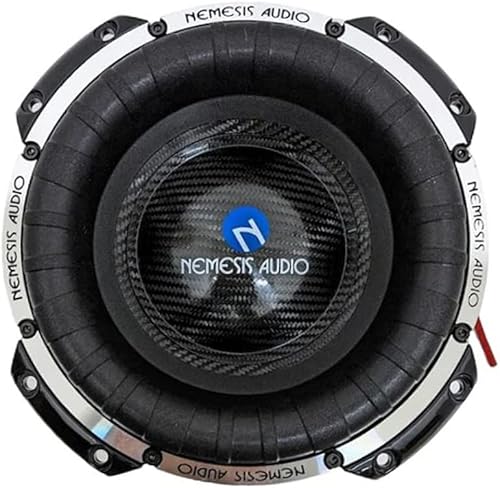 Nemesis Audio NA-8T D1 8 "1500W RMS Dual 1-Ohm bobina de voz DVC subwoofer para coche
