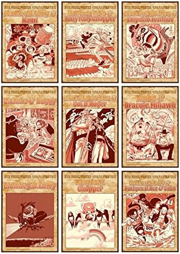 Amazon グッズ ジャンプフェスタ12先行販売 One Piece ワンピースポスター Character Log 扉絵セレクション Jf12 全9種コンプリートセット ヘッダー付パッケージ仕様 モンキー D ルフィ ロロノア ゾロ ナミ トニートニー チョッパー ポートガス