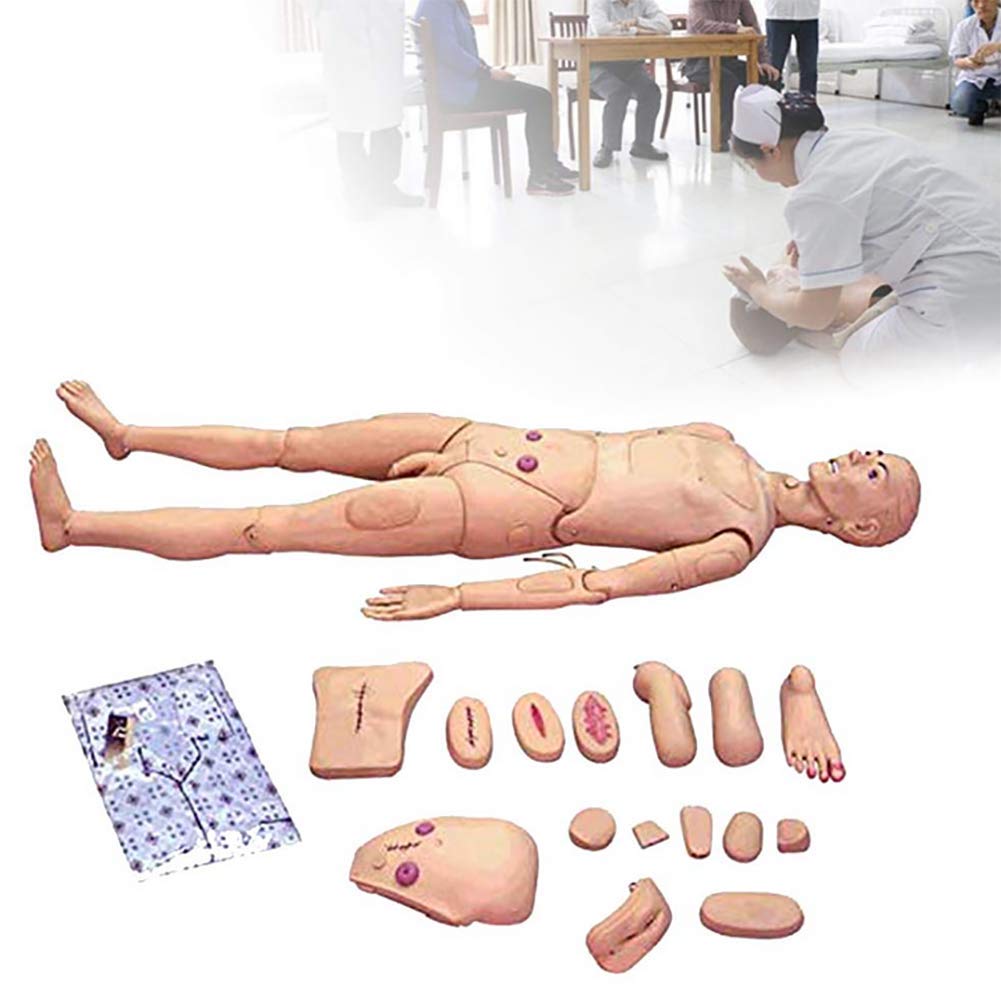 Multifunktionaler medizinischer Krankenpflegepuppen-Simulator，lebensgroße Patientenpflegepuppe，Schulungs- und Bildungsbedarf