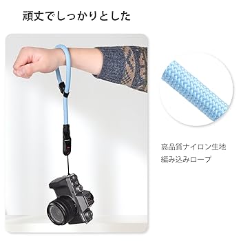 カメラ　アクセサリ Amazon | PROfezzion カメラストラップ リストストラップ 調節