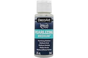 DecoArt Floating Medium for Acrylic Paints - Achieve Shimmering Effects and Translucent Water Surfaces