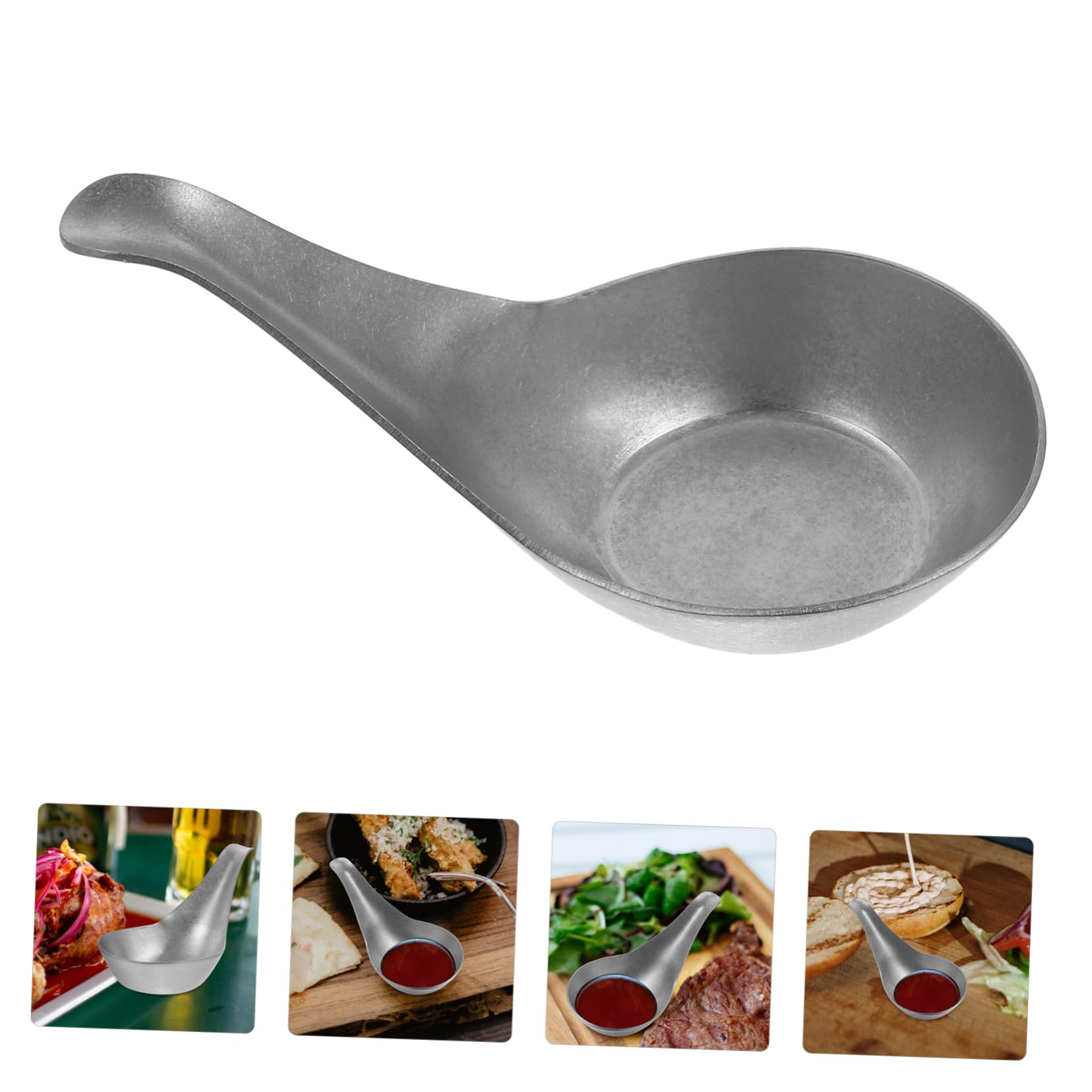 NAMOARLY Dinner Spoons Set Stainless Steel Caviar Spoon for Family Dining Catering Parties