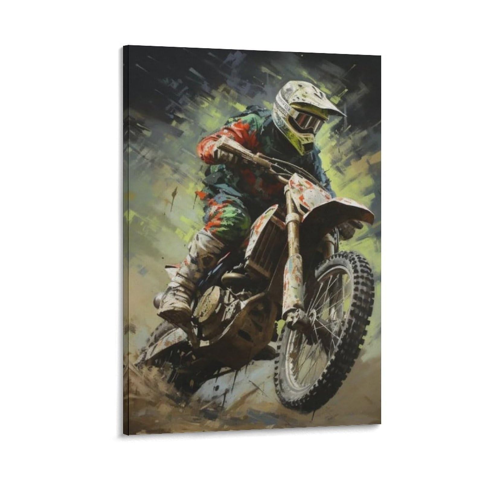 ASUIU Eli Tomac Canvas Poster Canvas Wall Art Poster Decorative Modern Home Print Picture Artworks Posters 24x36inch(60x90cm)